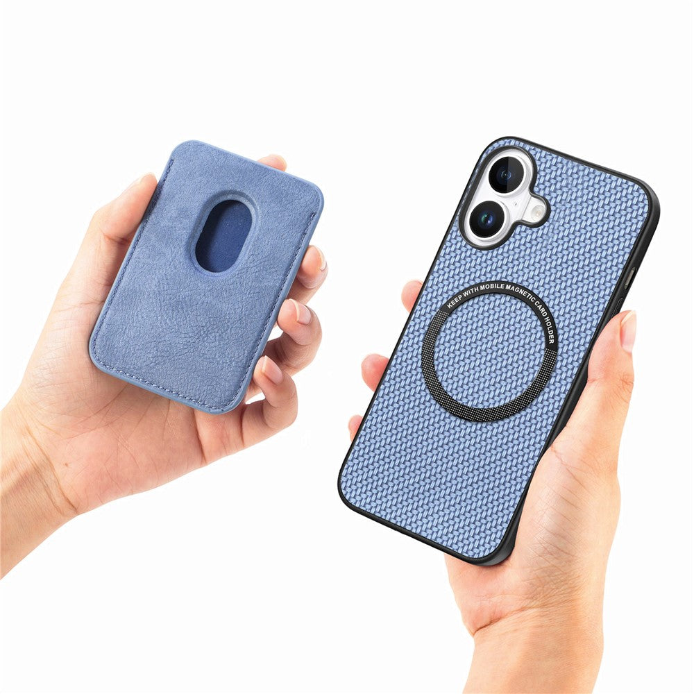 iPhone 17 Schutzhülle – Magnetische abnehmbare Kartenhalter-Rückseite
