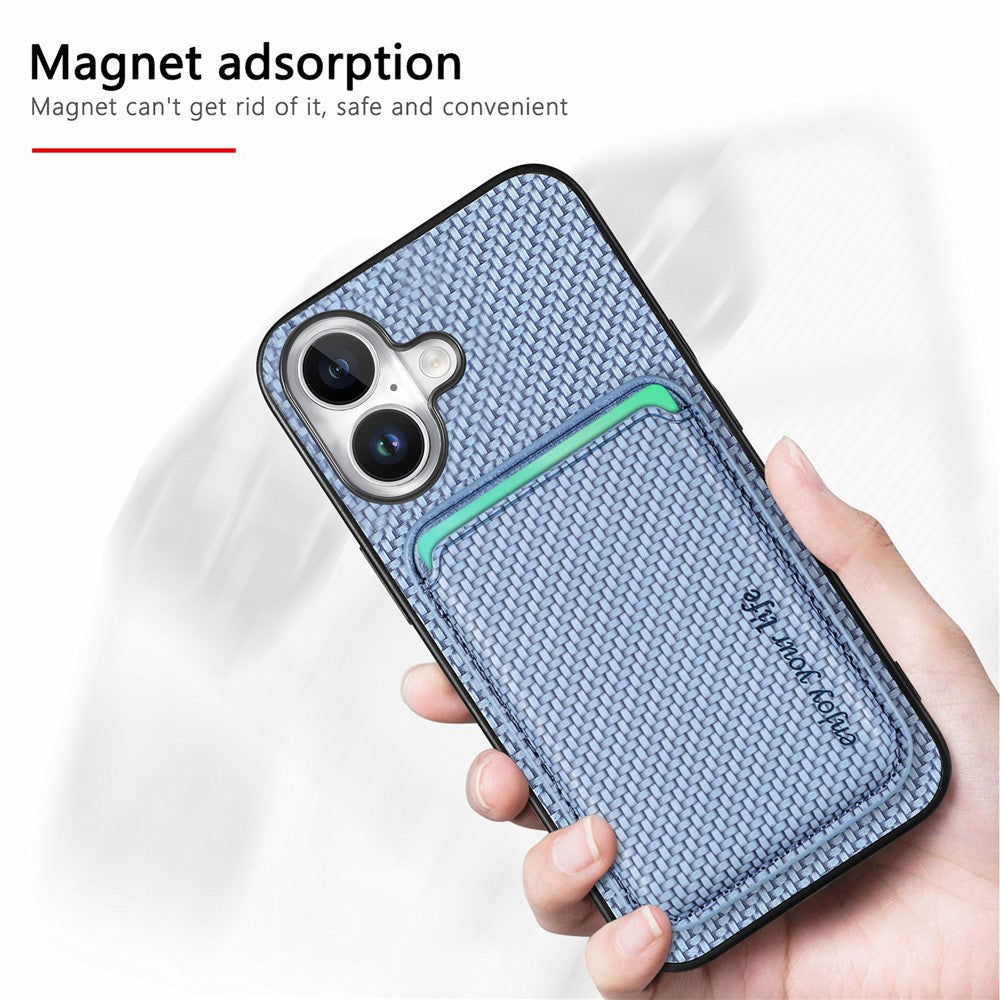 iPhone 17 Schutzhülle – Magnetische abnehmbare Kartenhalter-Rückseite