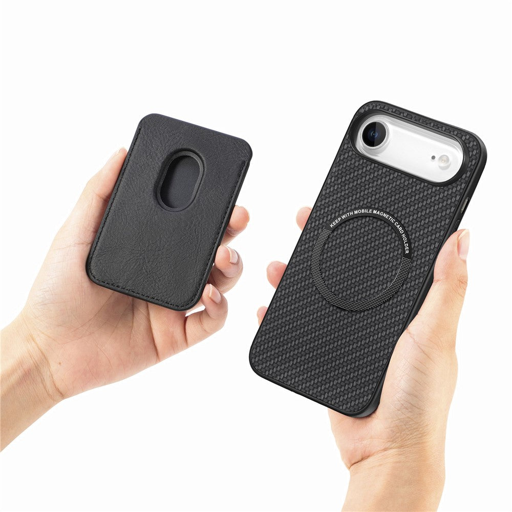 iPhone Air Schutzhülle – Magnetische abnehmbare Kartenhalter-Rückseite