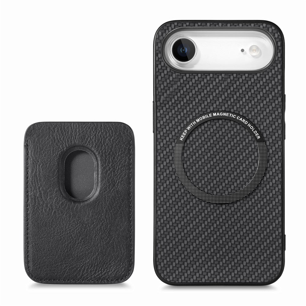 iPhone Air Schutzhülle – Magnetische abnehmbare Kartenhalter-Rückseite