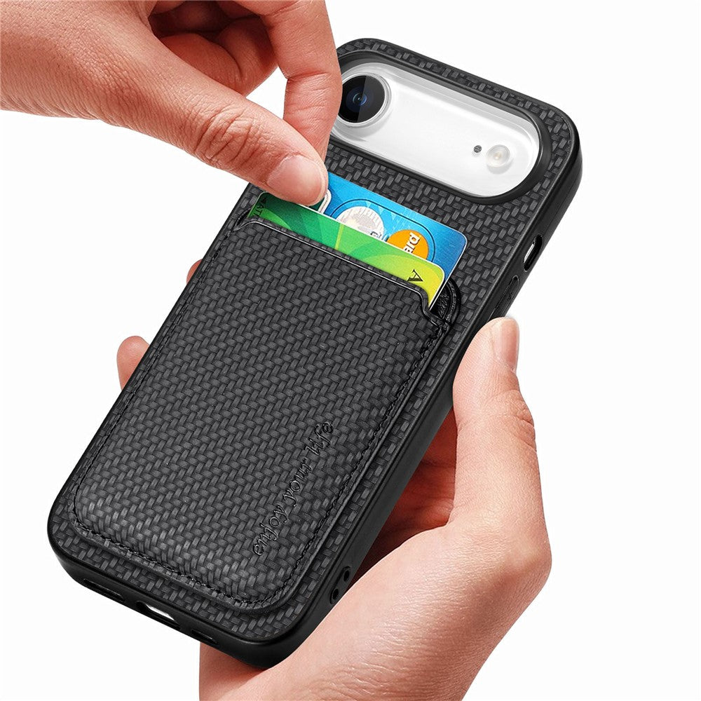 iPhone Air Schutzhülle – Magnetische abnehmbare Kartenhalter-Rückseite