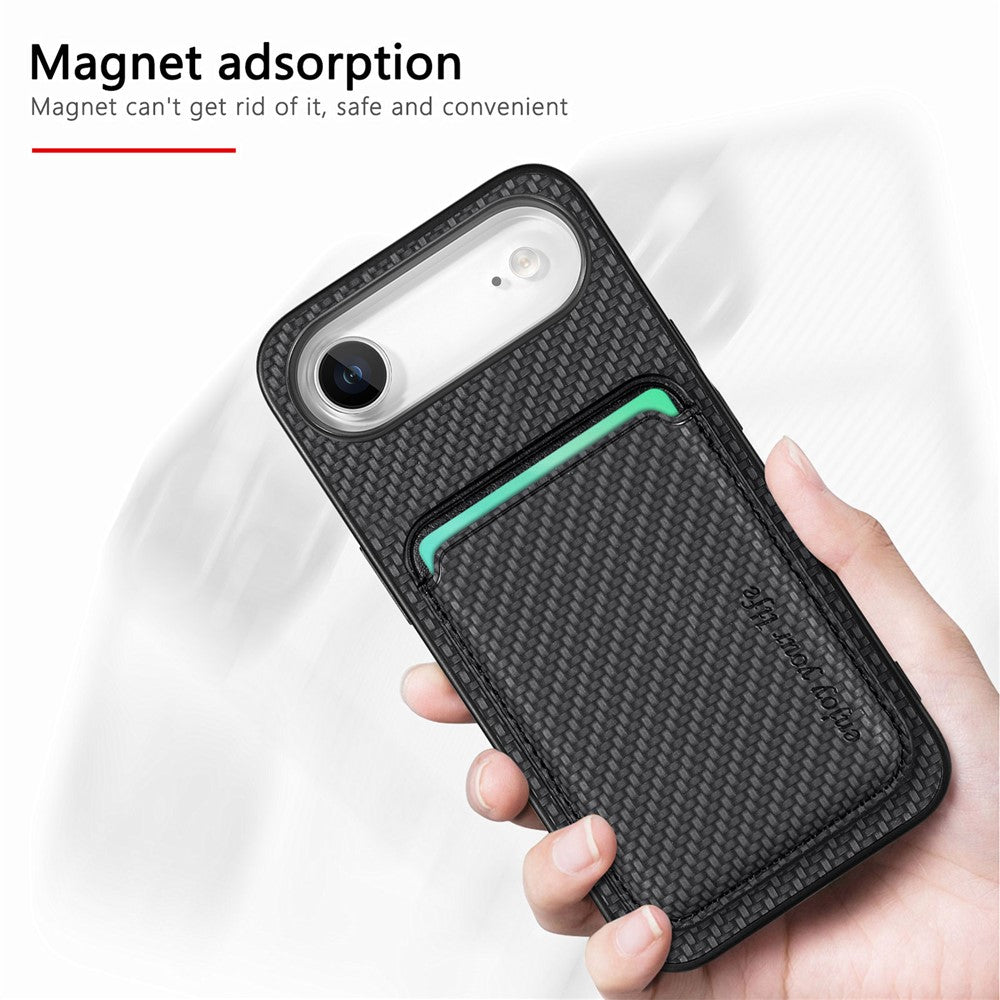 iPhone Air Schutzhülle – Magnetische abnehmbare Kartenhalter-Rückseite