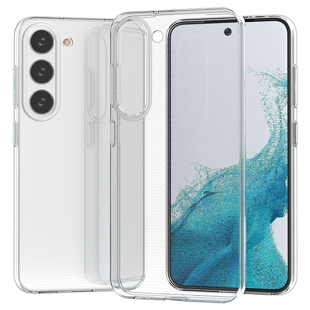 Galaxy S23 Transparente Hülle – Kratzfest, weich & stoßfest