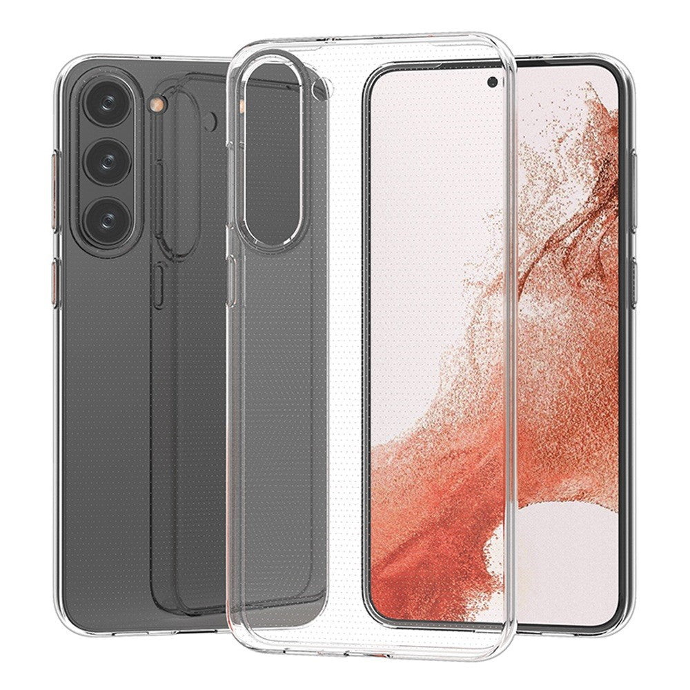 Galaxy S23 Plus Transparente Hülle – Kratzfest, weich & stoßfest