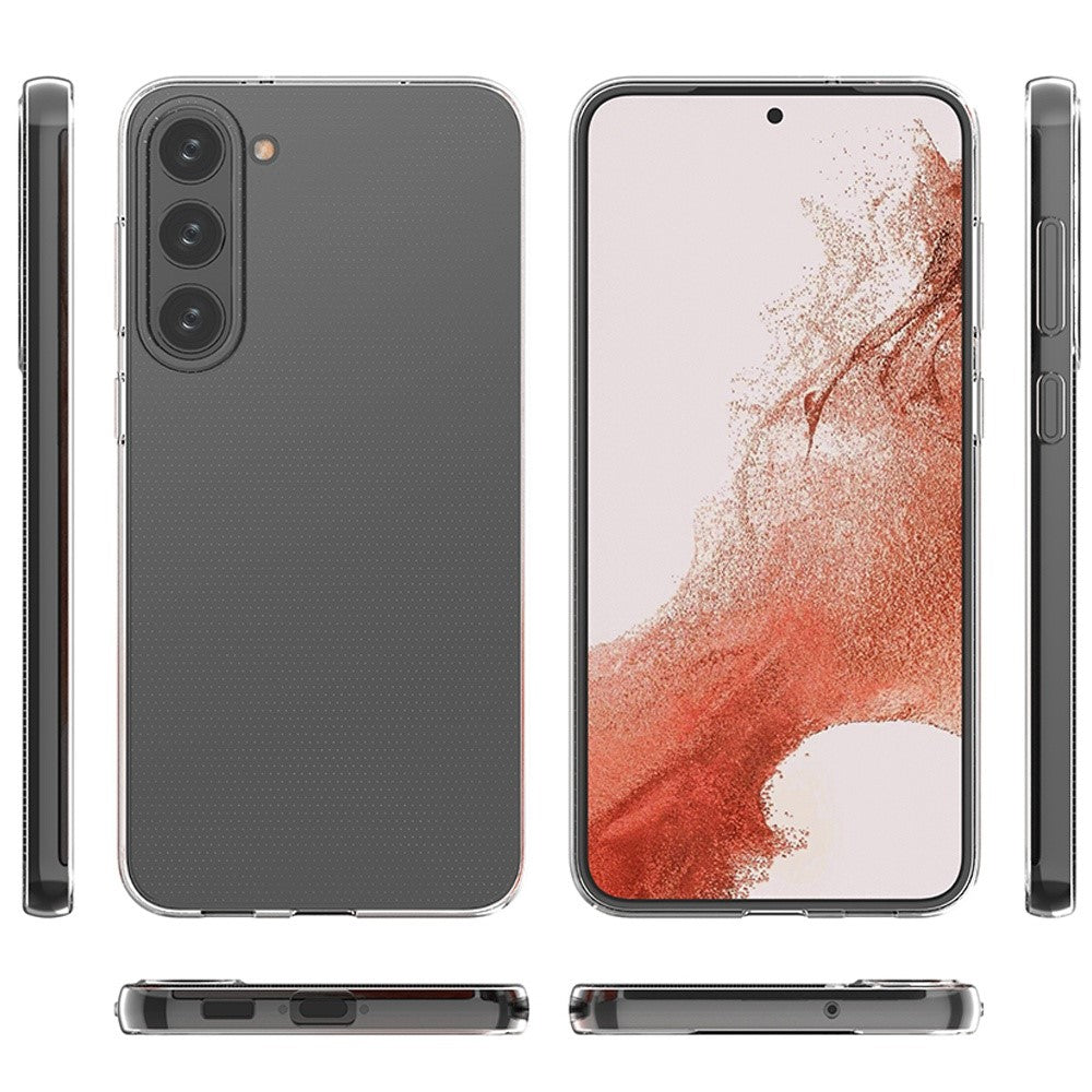 Galaxy S23 Plus Transparente Hülle – Kratzfest, weich & stoßfest