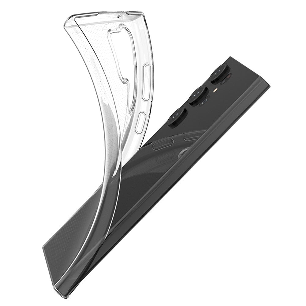 Galaxy S23 Ultra Transparente Hülle – Kratzfest, weich & stoßfest