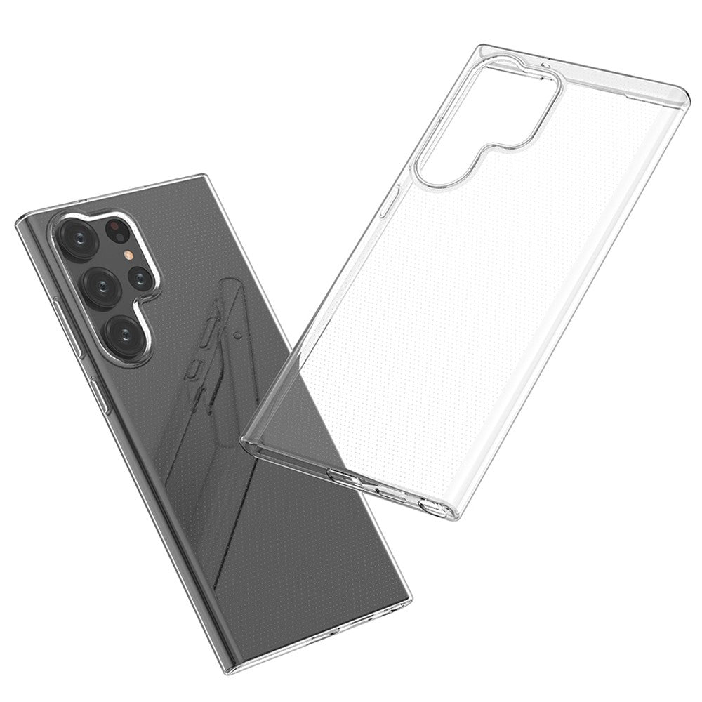 Galaxy S23 Ultra Transparente Hülle – Kratzfest, weich & stoßfest