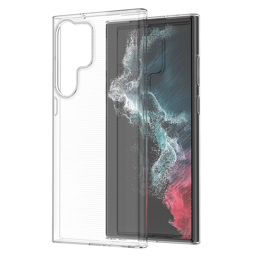 Galaxy S23 Ultra Transparente Hülle – Kratzfest, weich & stoßfest