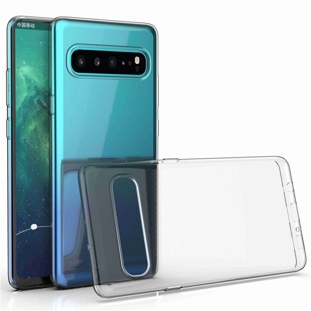 Galaxy S10 5G Transparente Hülle – Kratzfest, weich & stoßfest
