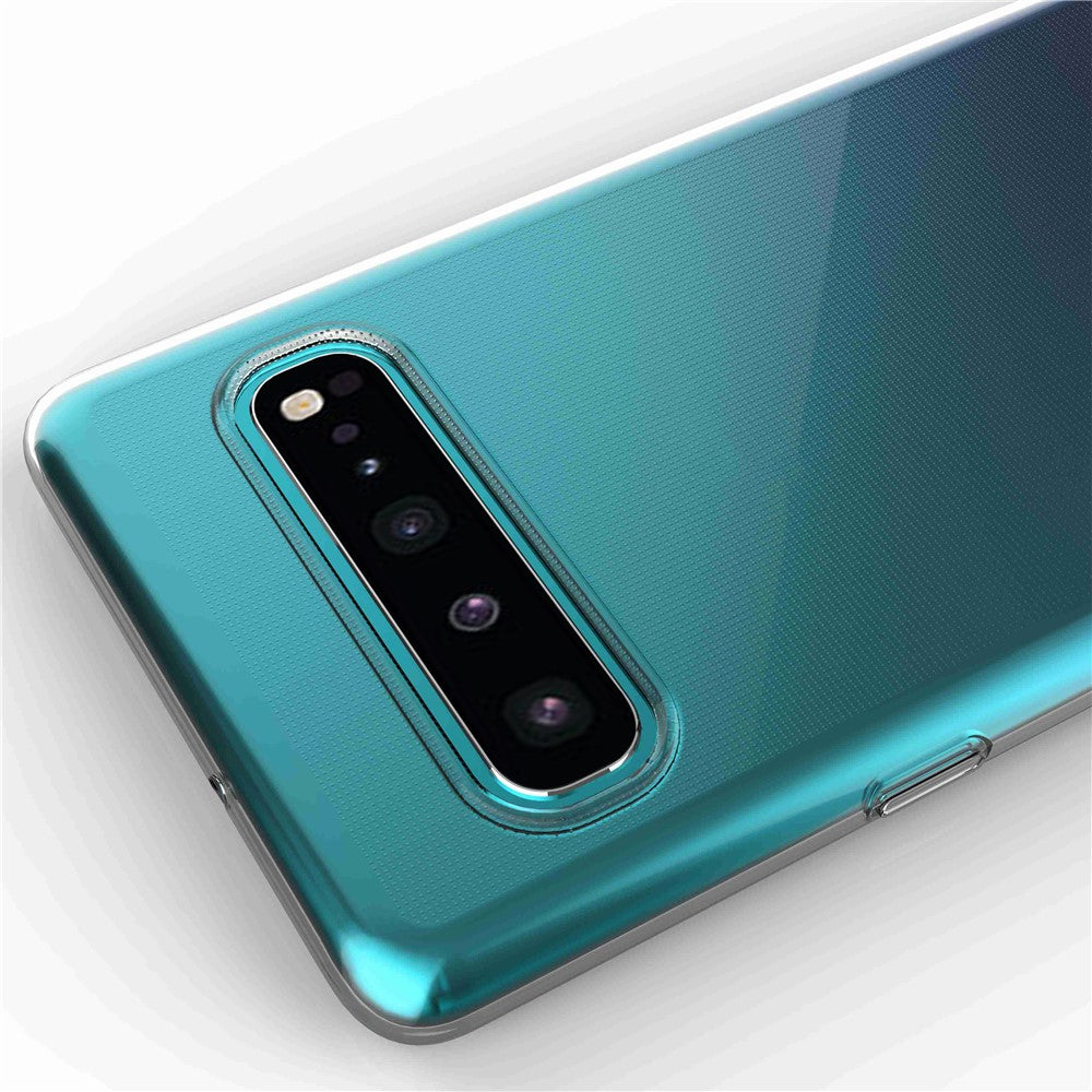 Galaxy S10 5G Transparente Hülle – Kratzfest, weich & stoßfest