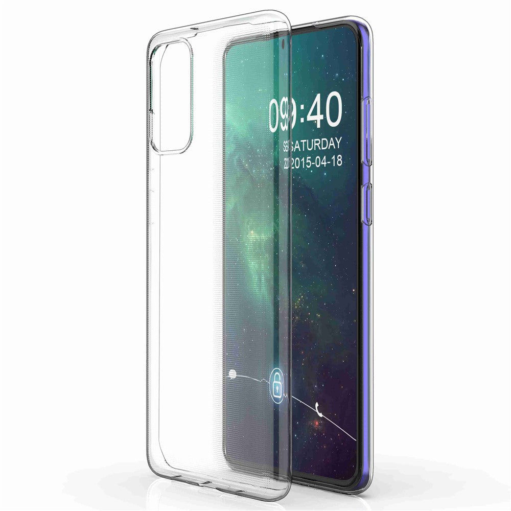 Galaxy S20 Plus 4G/5G Transparente Hülle – Kratzfest, weich & stoßfest