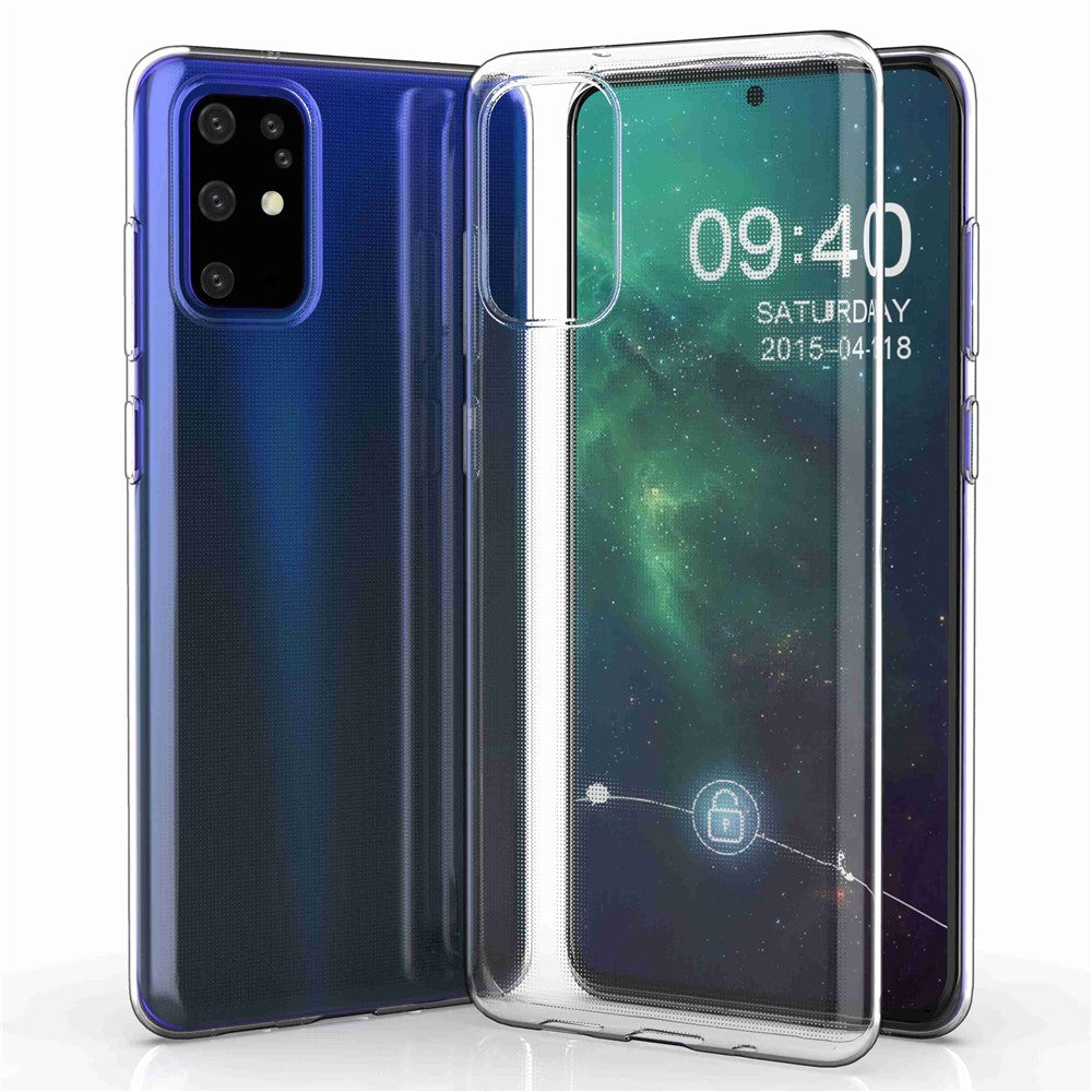 Galaxy S20 Plus 4G/5G Transparente Hülle – Kratzfest, weich & stoßfest