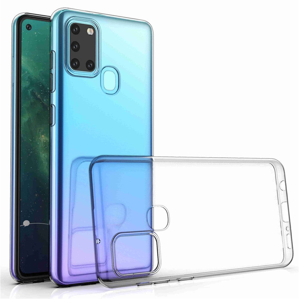Galaxy A21s Transparente Hülle – Kratzfest, weich & stoßfest