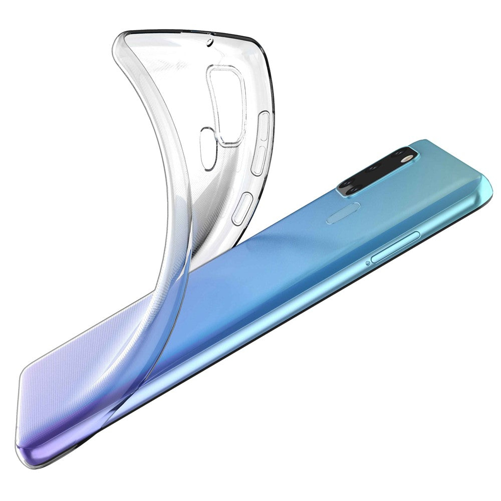 Galaxy A21s Transparente Hülle – Kratzfest, weich & stoßfest