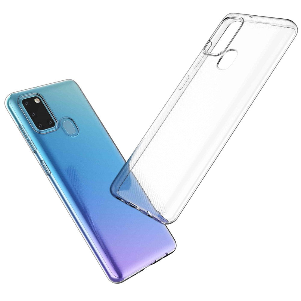 Galaxy A21s Transparente Hülle – Kratzfest, weich & stoßfest