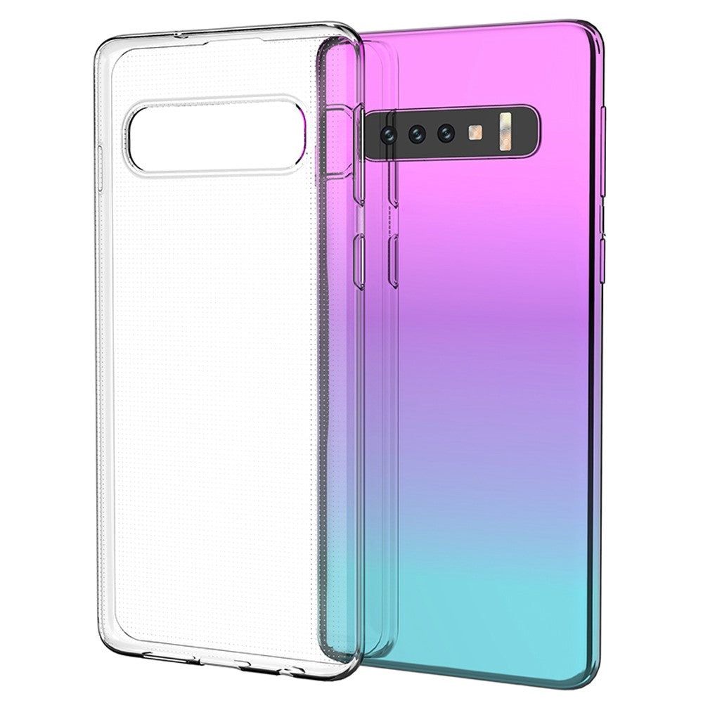 Galaxy S10 Plus Transparente Hülle – Kratzfest, weich & stoßfest