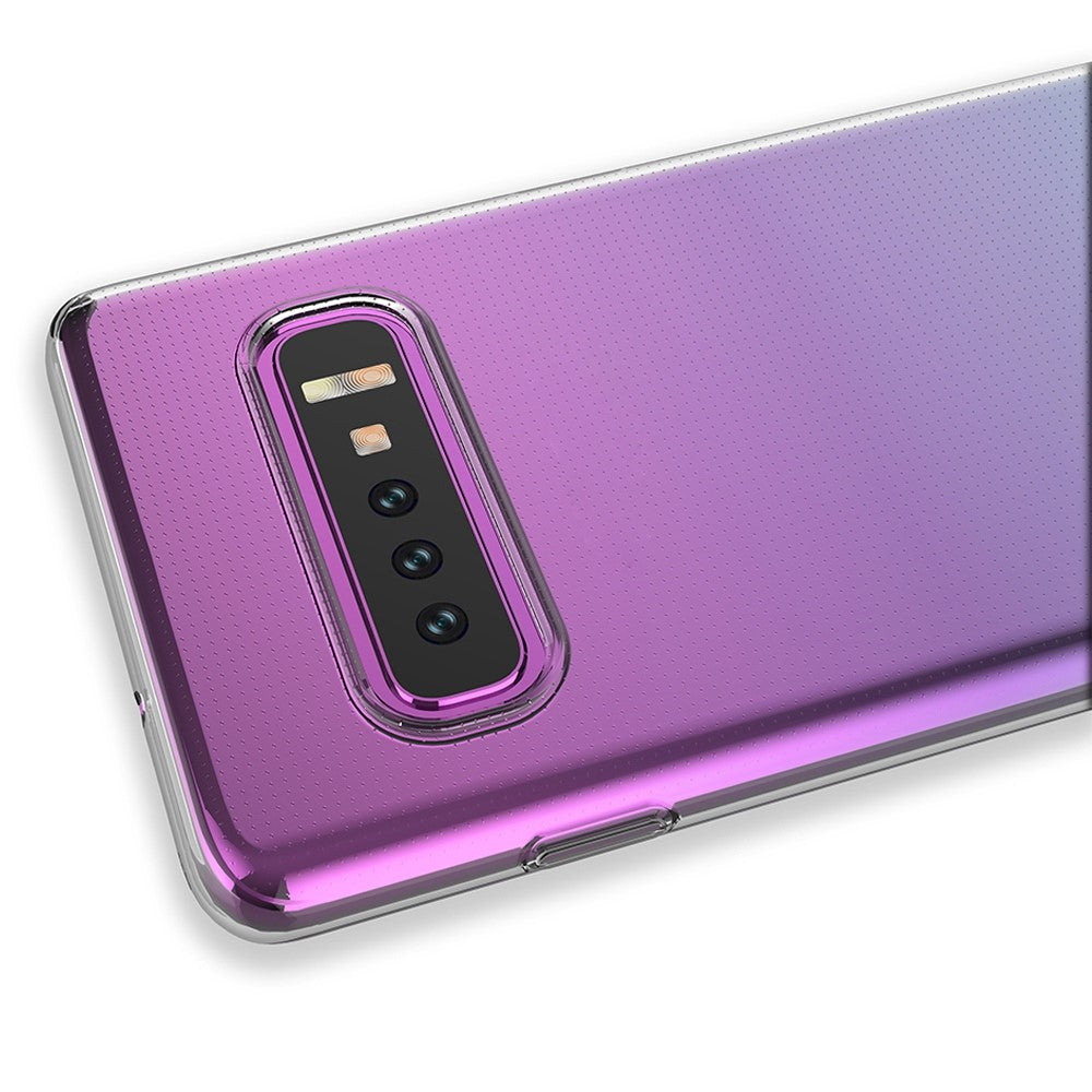 Galaxy S10 Plus Transparente Hülle – Kratzfest, weich & stoßfest
