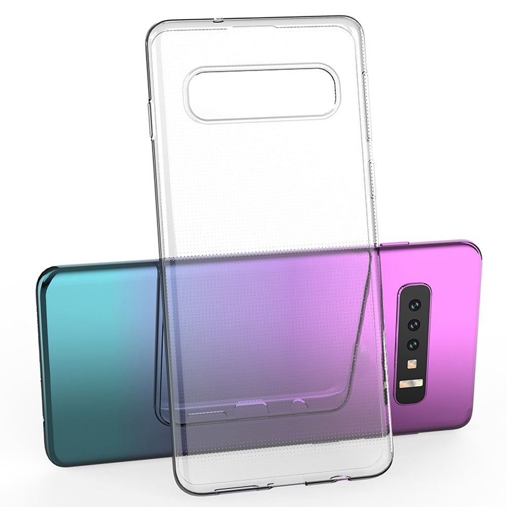 Galaxy S10 Plus Transparente Hülle – Kratzfest, weich & stoßfest