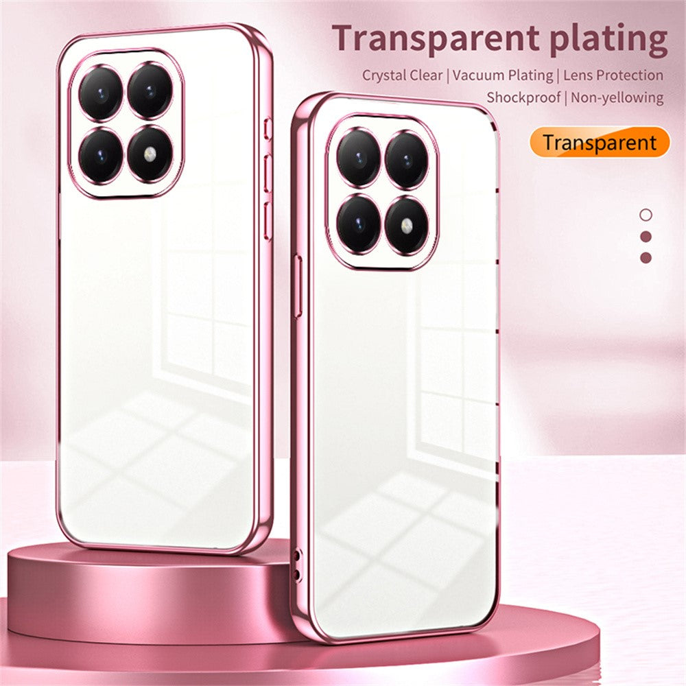 For Xiaomi 15T Case Electroplating Frame Soft TPU Phone Cover