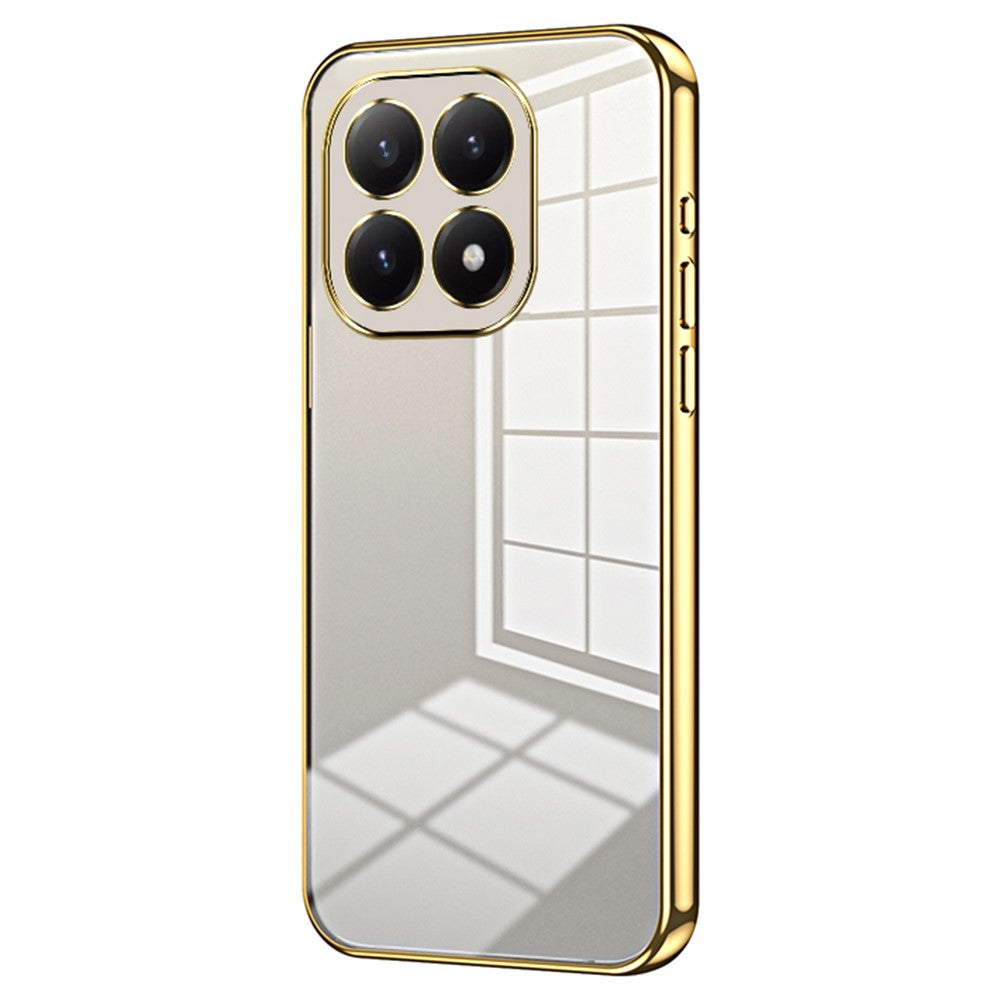 For Xiaomi 15T Case Electroplating Frame Soft TPU Phone Cover