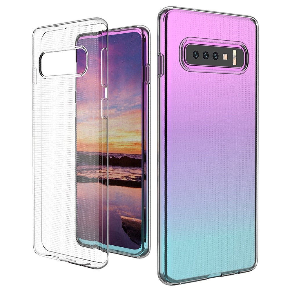 Galaxy S10 Transparente Hülle – Kratzfest, weich & stoßfest
