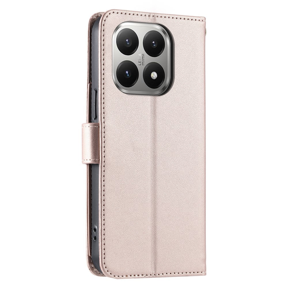 For Xiaomi 15T Case Ring Buckle Wallet Stand Rhombus Crossbody Leather Mobile Cover