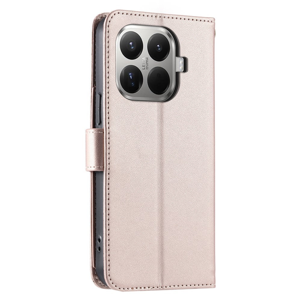 For Xiaomi 15T Pro Case Ring Buckle Wallet Stand Rhombus Crossbody Leather Mobile Cover