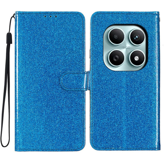 Xiaomi Redmi Note 15 5G (Global) / Xiaomi Poco M8 5G Wallet-Handyhülle – Redmi Note 15 5G (Global) Glitzer Anti-Scratch Leder Standfunktion mit Riemen