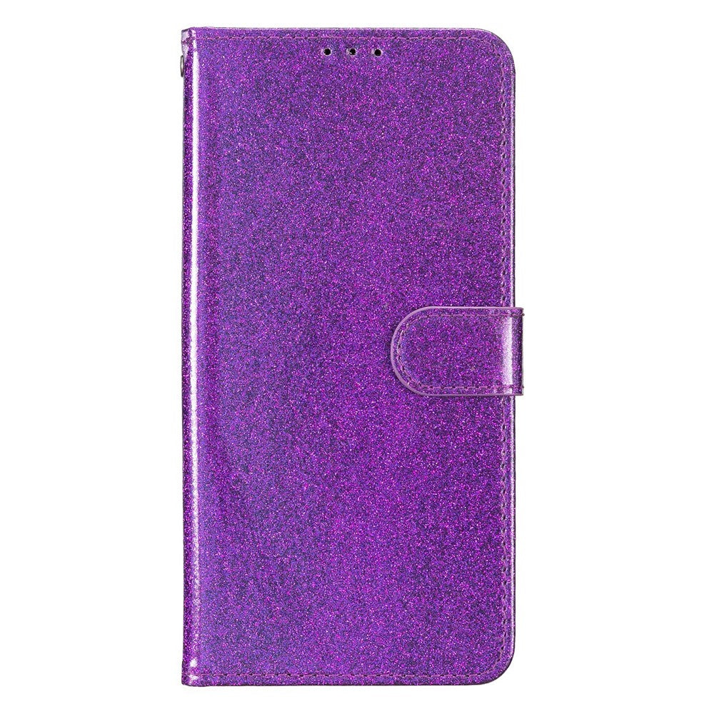 For Xiaomi 17 Wallet Case Glitter Anti-Scratch Leather Stand Phone Cover with Strap