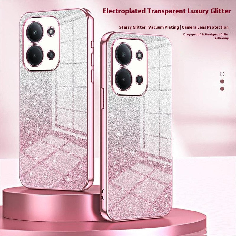 For Xiaomi Redmi 15C 4G (Global) (171mm) / Poco C85 4G (171mm) Case Electroplating Gradient Glitter TPU Phone Cover