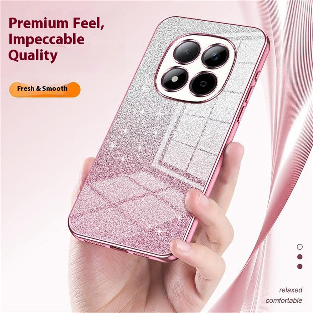 For Xiaomi Redmi Note 15 Pro 5G (Global) Case Electroplating Gradient Glitter TPU Phone Cover