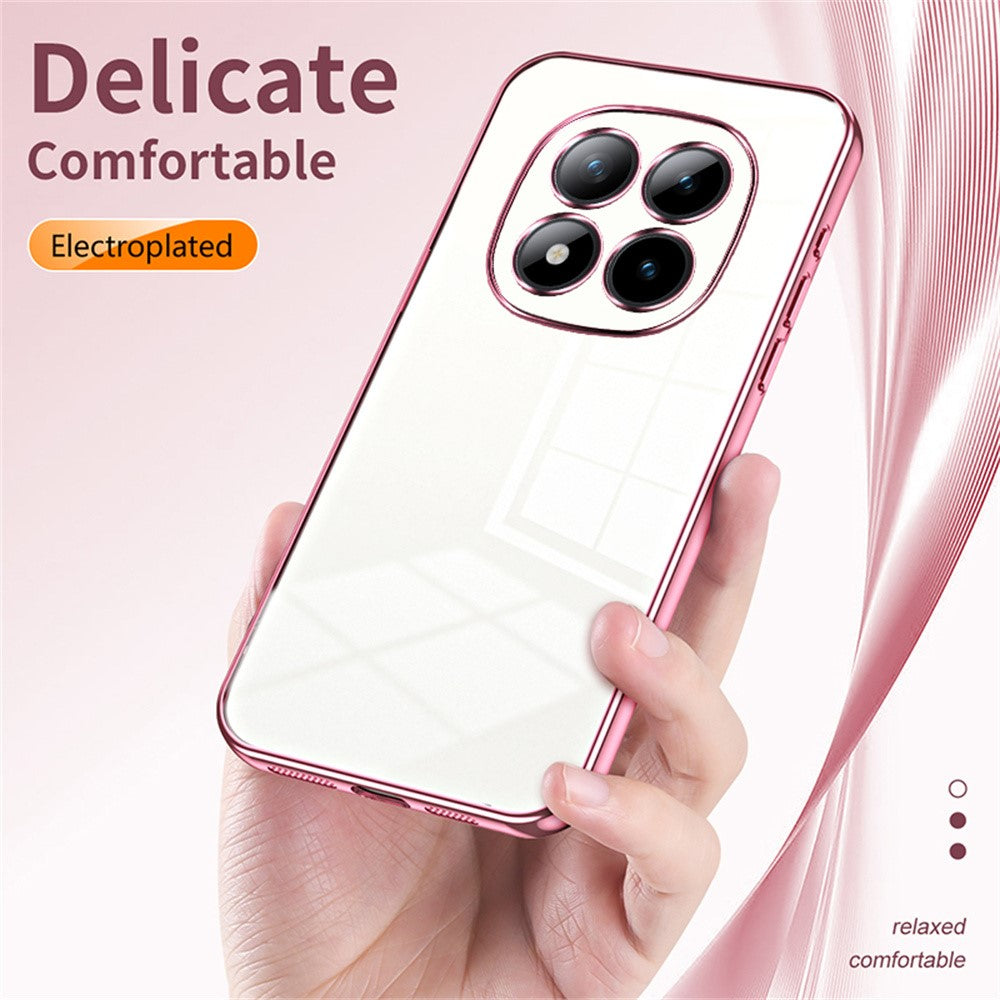 For Xiaomi Poco M8 Pro 5G / Redmi Note 15 Pro+ 5G (Global) Case Electroplating Frame Soft TPU Phone Cover