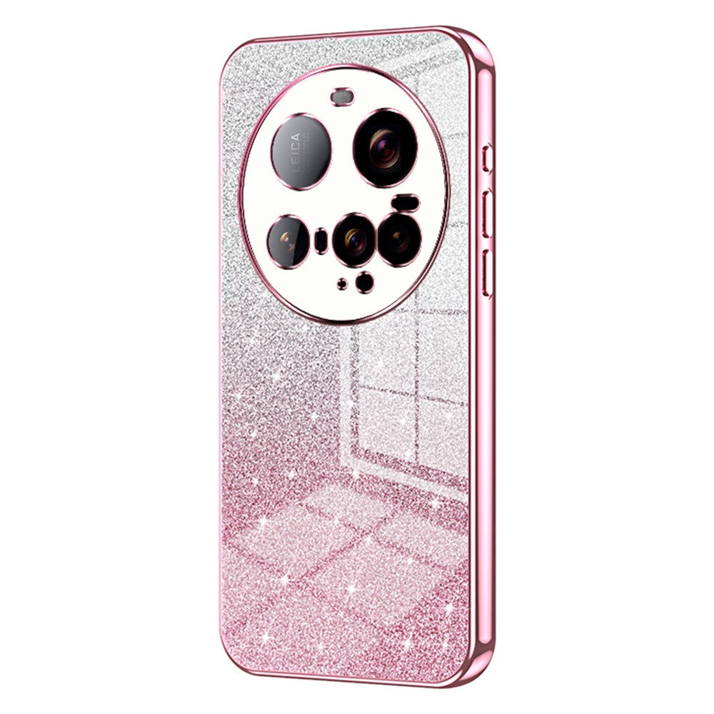 For Xiaomi 15 Ultra Case Electroplating Gradient Glitter TPU Phone Cover