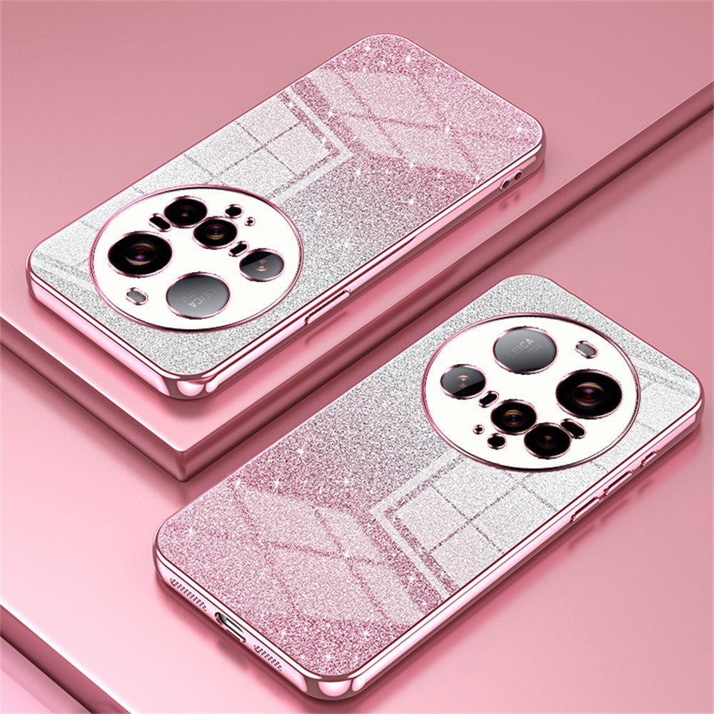 For Xiaomi 15 Ultra Case Electroplating Gradient Glitter TPU Phone Cover