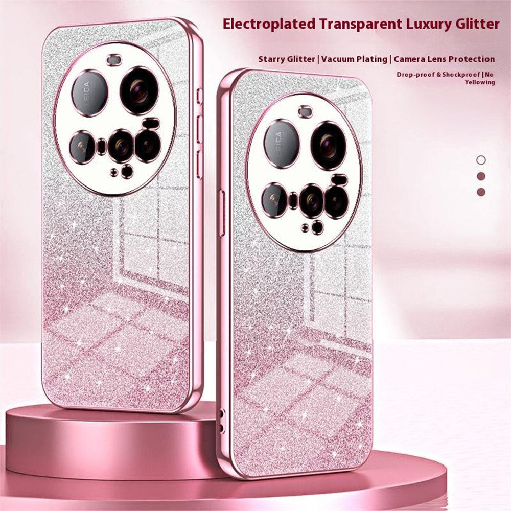 For Xiaomi 15 Ultra Case Electroplating Gradient Glitter TPU Phone Cover