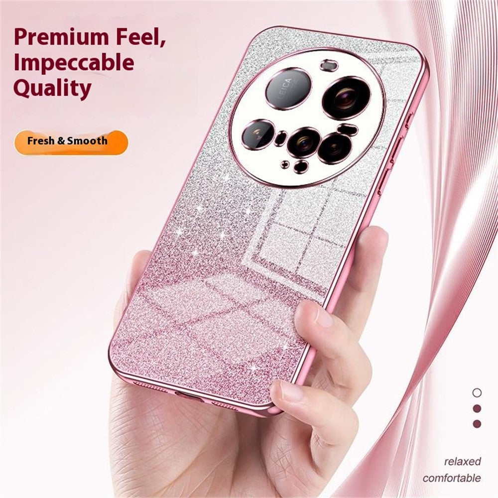 For Xiaomi 15 Ultra Case Electroplating Gradient Glitter TPU Phone Cover