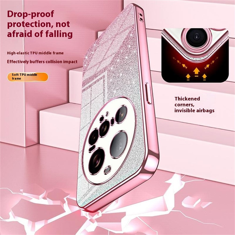 For Xiaomi 15 Ultra Case Electroplating Gradient Glitter TPU Phone Cover