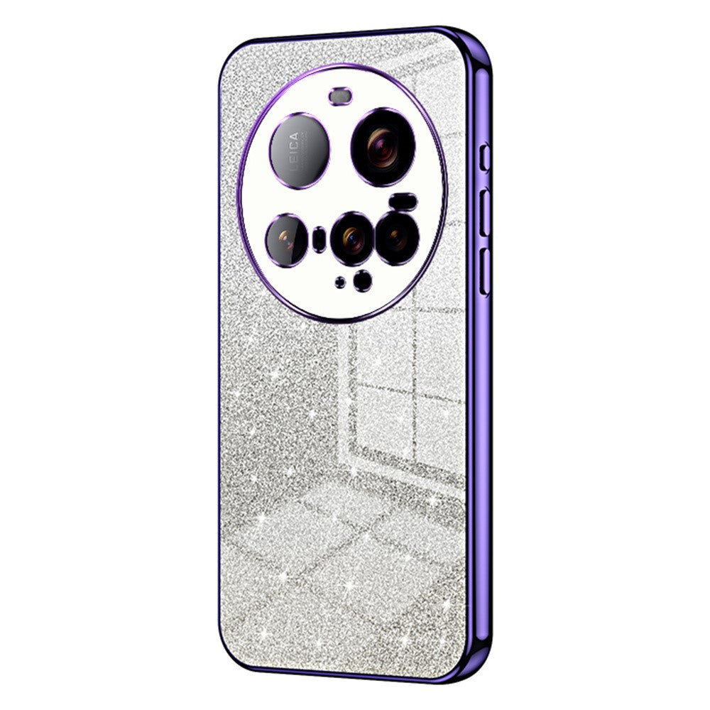For Xiaomi 15 Ultra Case Electroplating Gradient Glitter TPU Phone Cover