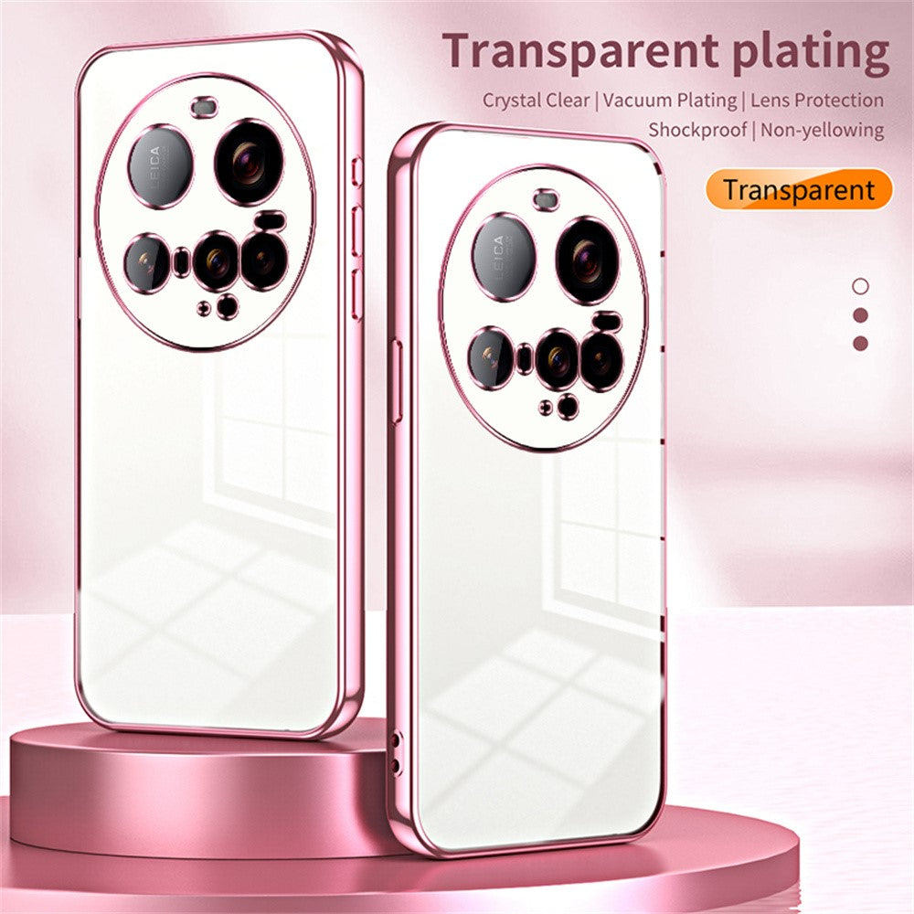 For Xiaomi 15 Ultra Case Electroplating Frame Soft TPU Phone Cover