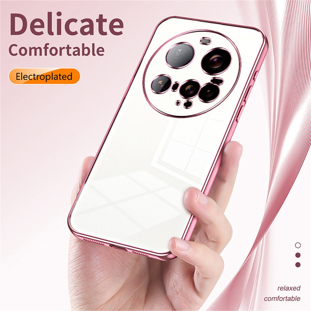For Xiaomi 15 Ultra Case Electroplating Frame Soft TPU Phone Cover