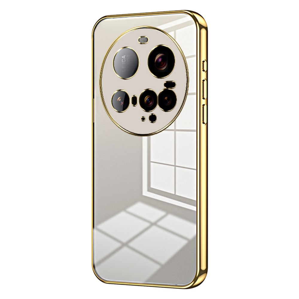 For Xiaomi 15 Ultra Case Electroplating Frame Soft TPU Phone Cover