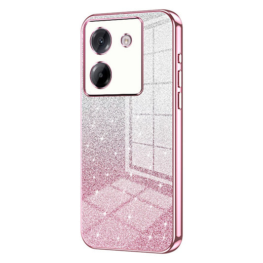 Xiaomi Poco M7 Pro 5G Handyhülle – aus galvanisiertem, glitzerndem TPU mit Farbverlauf