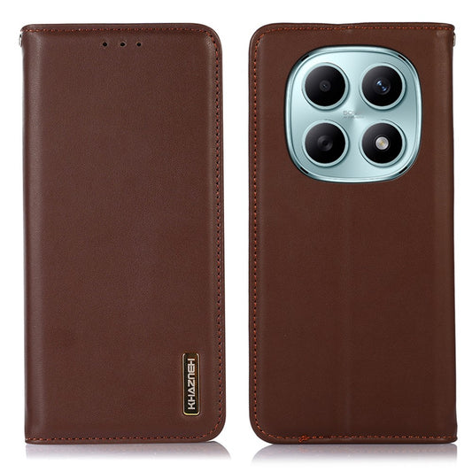 Xiaomi Redmi Note 15 5G (Global) / Xiaomi Poco M8 5G Handyhülle – KHAZNEH Redmi Note 15 5G (Global) aus echtem Rindsleder mit Nappa-Textur