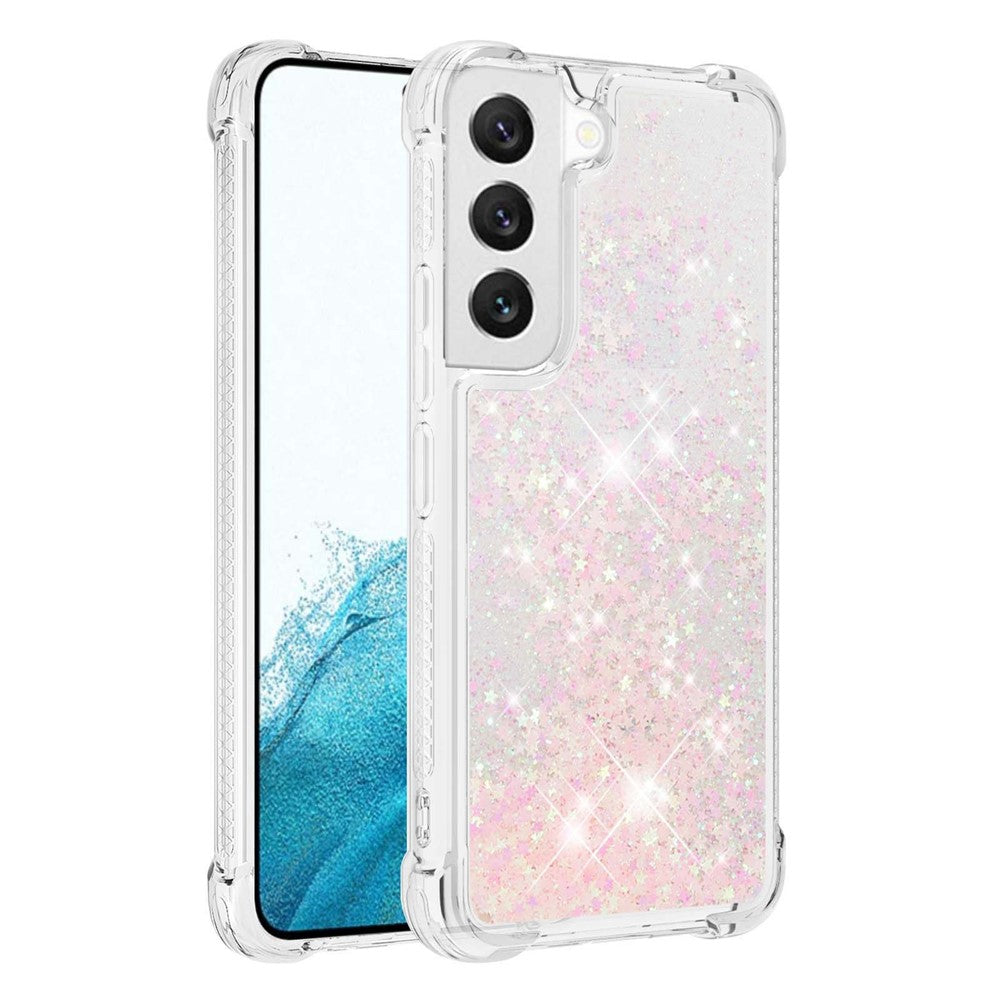 Galaxy S23 Glitzer-Hülle – Stoßfest & mit Treibsand