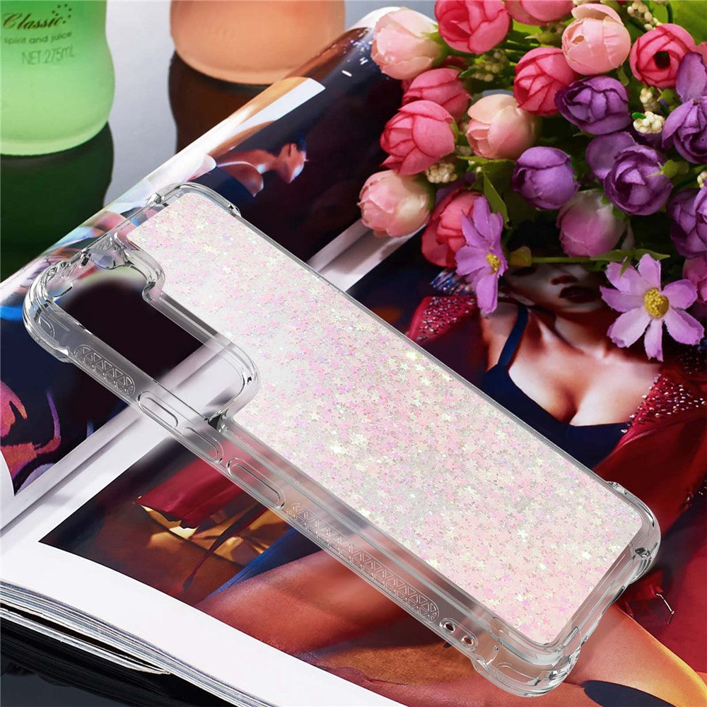 Galaxy S23 Glitzer-Hülle – Stoßfeste Handyrückseite