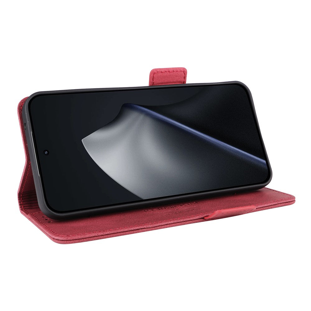 For Xiaomi 15T Case Leather Wallet Flip Phone Cover with Hardware Decor