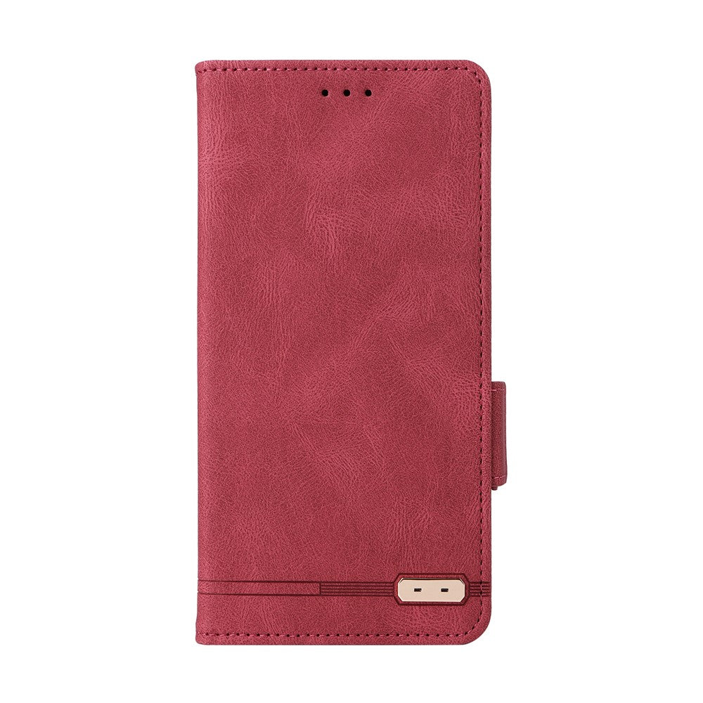 For Xiaomi 15T Pro Case Leather Wallet Flip Phone Cover with Hardware Decor
