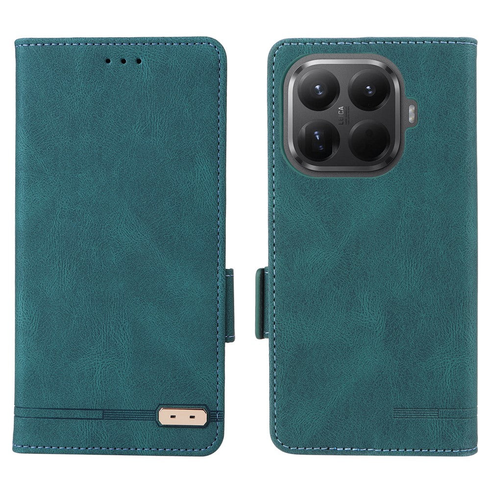 For Xiaomi 15T Pro Case Leather Wallet Flip Phone Cover with Hardware Decor