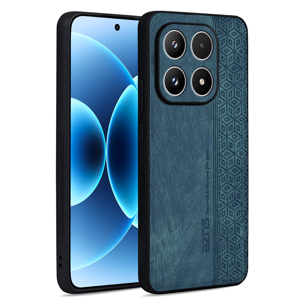 AZNS For Xiaomi 17 Case Protective PU Leather Covered TPU Phone Shell