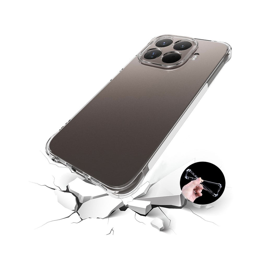 For Xiaomi 15T Pro Clear Case Anti-Shock TPU Phone Cover Reinforced Corners